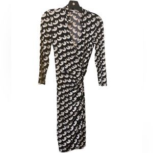 Maggie London wrap dress